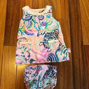 Lilly Pulitzer 12-18 mint dress! Super cute! Very gently used!